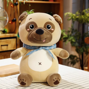 MUNECO PERRO CON BUFANDA TY44 STF-014