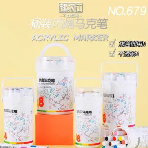 Marcadores acrílicos de 24 colores 24 Unidad x Caja – (OFERTA)