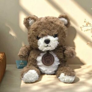 Oso con etiqueta colgante 22cm