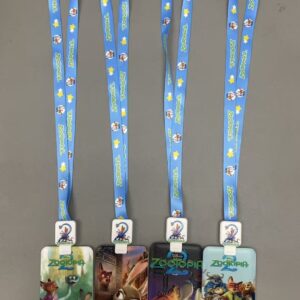 Llavero Portatarjeta Zootopia Color Surtido