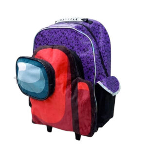 CKAM315 - Mochila Among Us 18" Con Carro
