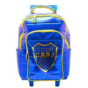 CKBO297 - Mochila Boca Jr 16 Pulg Con Carro