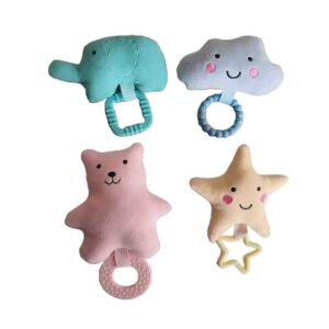 CKFL568 - Peluche Relleno Con Mordillo Plastico Surtido