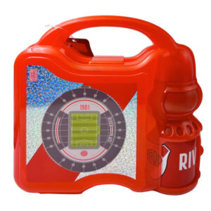 CKRI449 - LUNCHERA 23 X 23 C/BOTELLA SPORT 350 ML RIVER PLATE