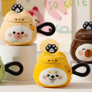 Taza de cerámica con diseño de animales 400 ml