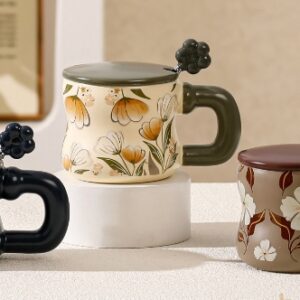 Taza de cerámica colorida 350 ml