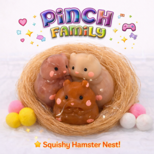 SQUEEZE FAMILIA DE HAMSTERS 3PCS SQH-003