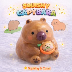 SQUEEZE CAPYBARA GO CON OSITO 2799-02