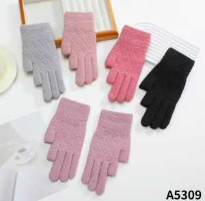 Guantes de 3 dedos para mujer Surtido 12U/P