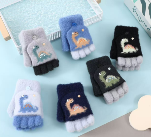 Guantes de dinosaurio para ni?os Surtido 12U/P