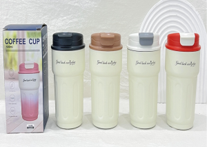 Vaso café acero inoxidable con indicador de temperatura 450ml Surtido