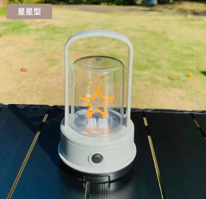 Lámpara de camping forma estrella LED