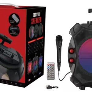 Parlante portátil Micrófono + control remoto 40,5 * 29 * 46 cm OFERTA