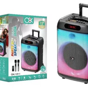 Parlante portátil Doble micrófono inalámbrico + control remoto 44,2 * 37,8 * 69 cm