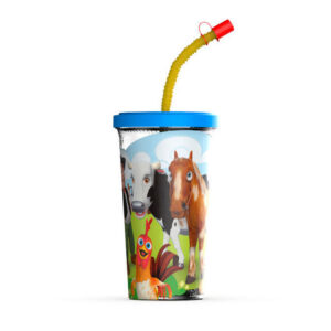 GI01GRANJA019 - VASO SPORT CANCIONES DE LA GRANJA