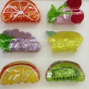 Broches de frutas 8 cm Color Surtido