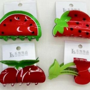 Broches de frutas 8 cm Color Surtido