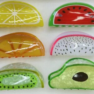Broches de frutas 8 cm Color Surtido