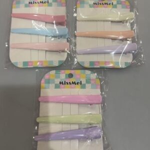 Set x3 Hebillas Modelo Nuevo Color Surtido