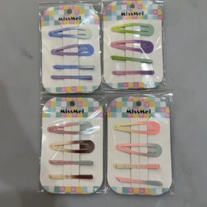 Set x6 Hebillas Color Degradado Color Surtido