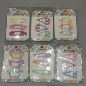 Set x3 Hebillas Modelo Nuevo Color Surtido