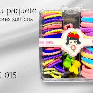 Set de colitas y broches