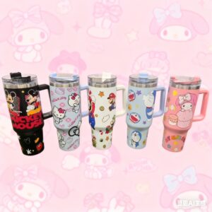 Termo de acero inoxidable con Bombilla Dibujos 1200 ml