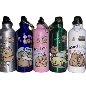 Botella deportiva de acero inoxidable Capibara 500 ml