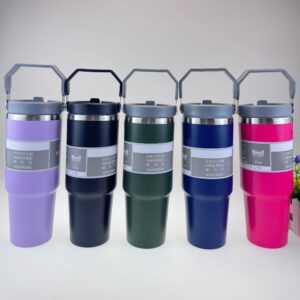 Termo de acero inoxidable con Bombilla 850 ml