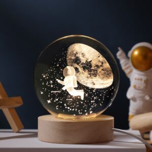 Bola de cristal con luz 8 cm