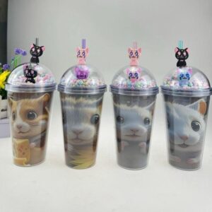 Nuevo vaso para bebidas frías de Hámster 450 ml 20 x 10 x 6,5 cm