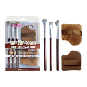 Kit Maquillaje 3 Brocha + 1 Esponja