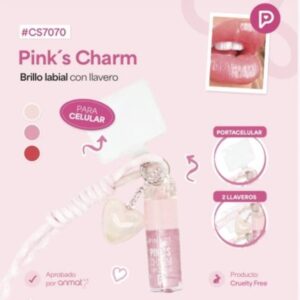 PINK 21 LIP GLOSS LLAVERO P/ CELULAR CS7070
