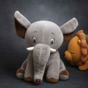 PELUCHE ELEFANTE GRIS 40CM 1389-37
