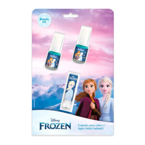 JT95453 - Set 2 Esmaltes Y 1 Labial en Blister Frozen II