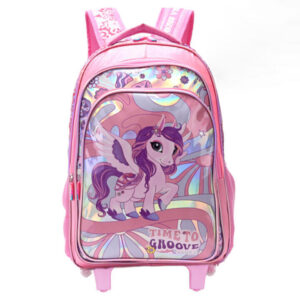 MD35335 - Mochila Carro Think Happy Prints Unicornio Groovie 18"