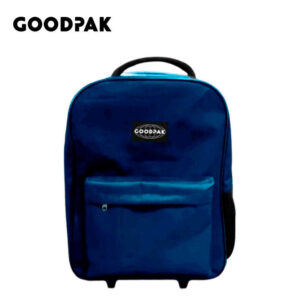 MD35478 - Mochila Goodpak Con Carro Rueda Doble Azul Marino 17"