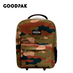 MD35482 - Mochila Goodpak Con Carro Rueda Doble Camuflado Verde 17"