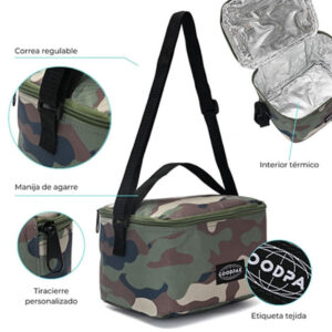 MD37558 - Lunchera Goodpak Print Camuflado 14x22x15 Cm