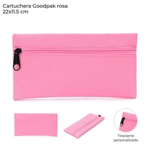MD37588 - CARTUCHERA GOODPAK ROSA 22 X 11,5 CM