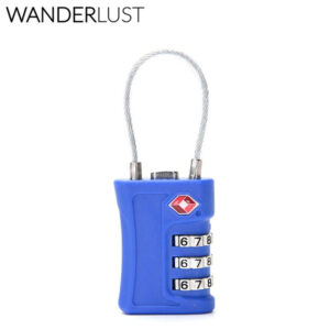 MD38255 - Candado TSA Numerico Con Cable Wanderlust 59x21.5x12 Mm