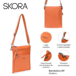 MD39820 - Bandolera Rif Tres Cierres Bolsillo 26x23 Cm