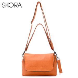 MD40355 - CARTERA TANGER DOBLE CORREA CON REMACHES Y LLAVERO
