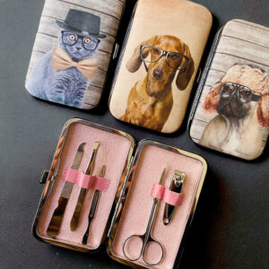 PI508009 - Set Manicura x 5 Pzas. Diseño Perro - Gato