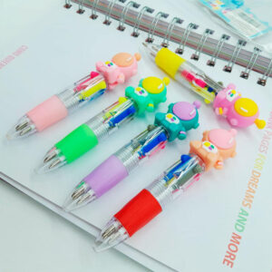 PK2403246 - Mini Birome 4 Colores Astronauta x 5