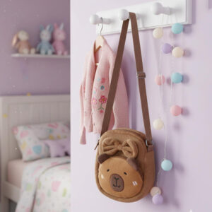 PK2504009 - Bandolera Peluche Capybara 16x14 Cm