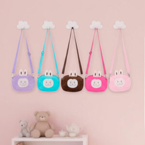 PK2504012 - Carterita Redonda Peluche 16x3 Cm