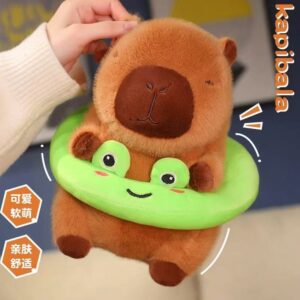 Peluche de Rana Verde Kapibala 23 cm