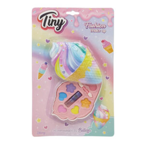 SG3349 - SET DE MAQUILLAJE CONO HELADO ARCOIRIS 30.5 X 18 X 3.1 CM