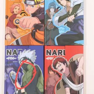 Cuaderno Naruto 11 x 17 cm 100 hojas 4 Modelo Surtido